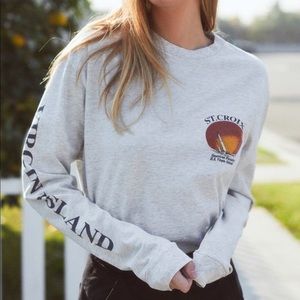 Brandy gray long sleeve